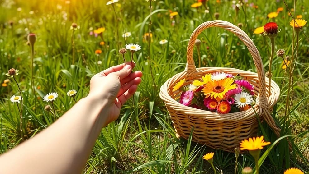 Det var länge sedan jag plockade blommor