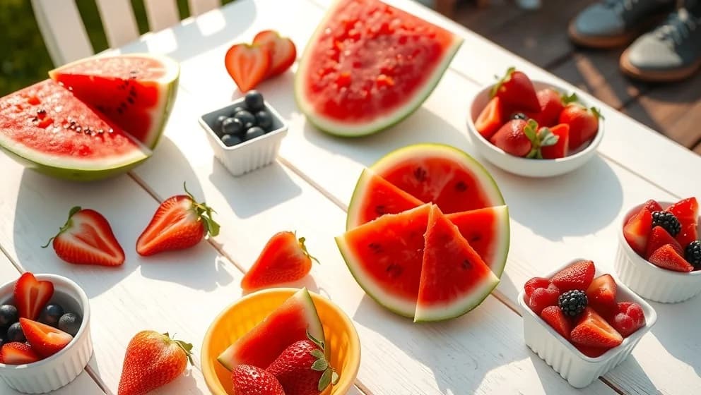 Enkla sommarsnacks som lyser upp dagen