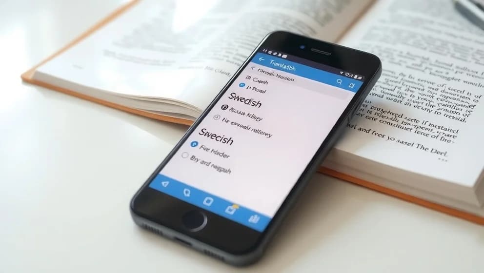 Översätta svenska texter med mobilkamera