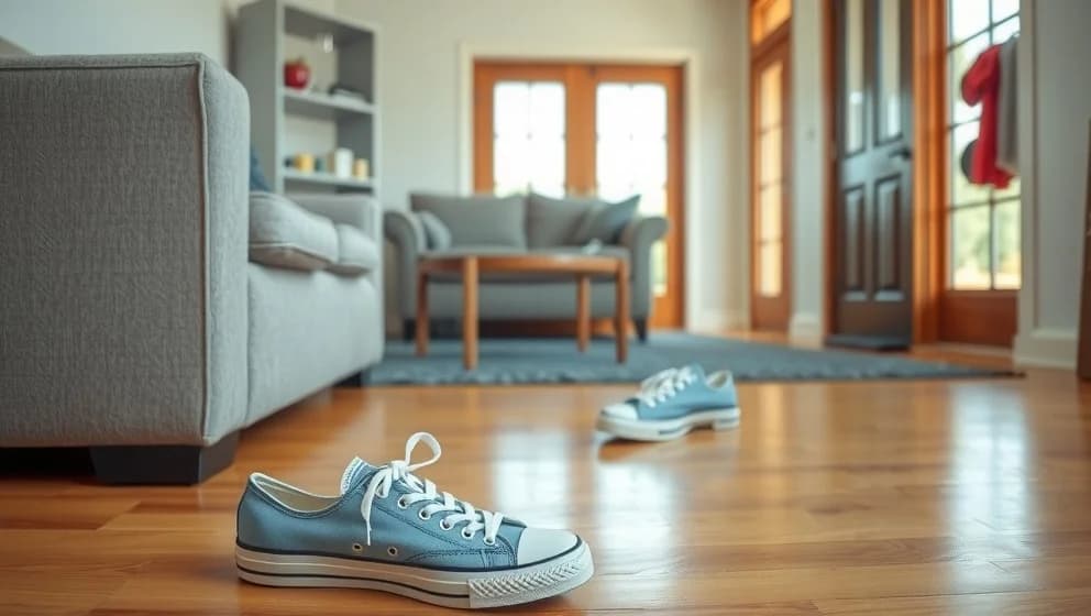 Varför bär amerikaner skor inomhus